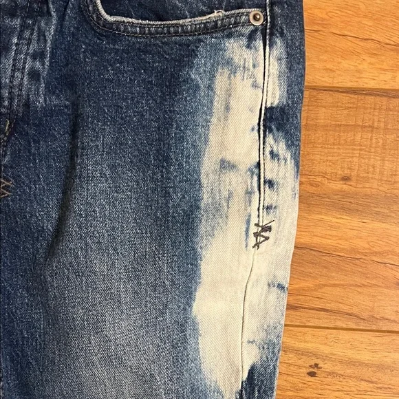 Ksubi Distressed Blue Skinny Jeans
